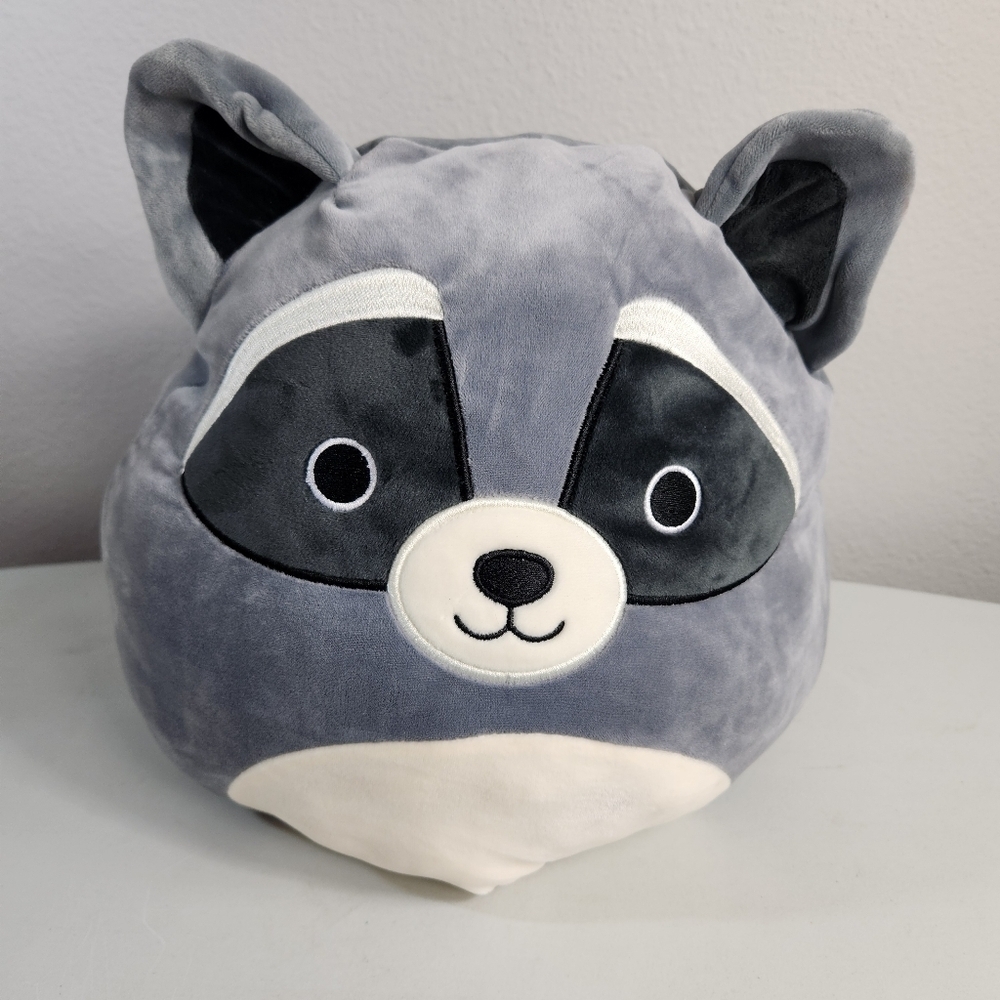 Squishmallows Flip-A-Mallow Rocky the Raccoon/Chip the Beaver-12"